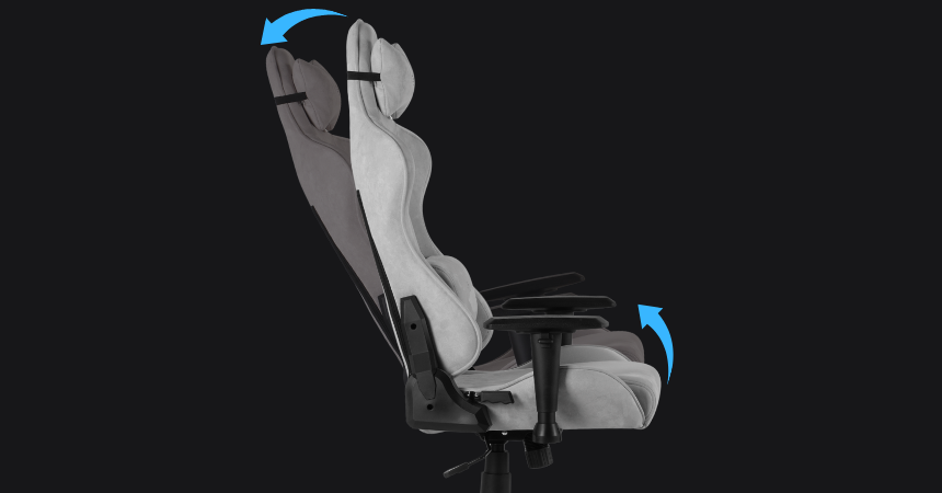 Oparcie 90-155° z pianką HR